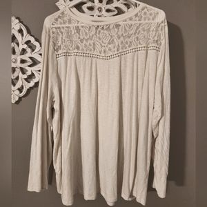 NWOT Loft Plus Lace Shirt Size 24/26